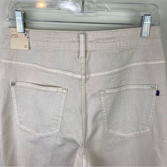 ANTHROPOLOGIE denim | Pilcro The Icon Flare Jeans | Ivory Beige | size 29 | NWT - Picture 6 of 11